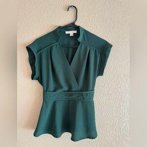 Dark green blouse